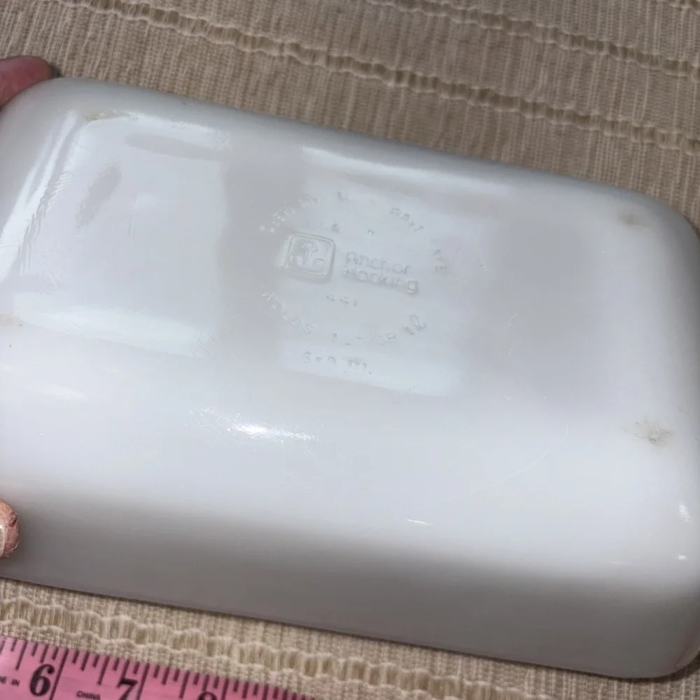 Anchor Hocking Fire King‎ Ovenware Cornflower Blue 1 Qt Loaf Pan Casserole #441